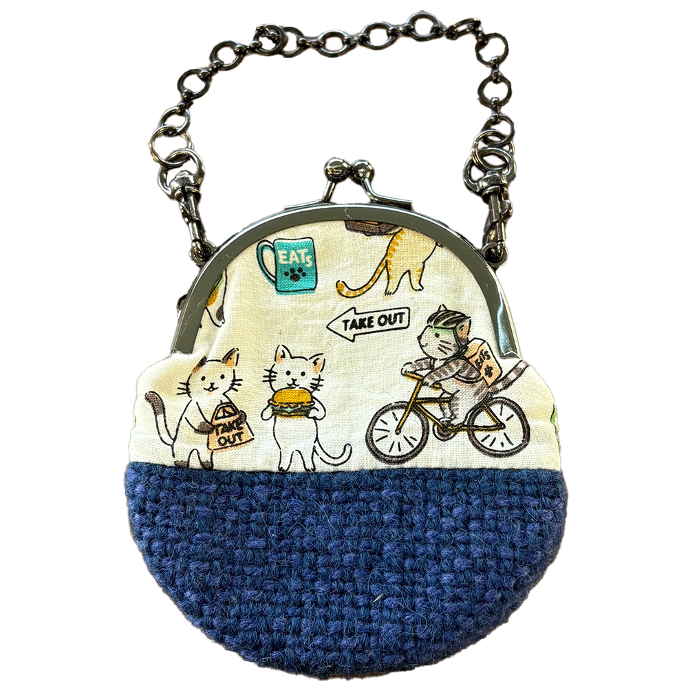 がま口ポーチ・チェーン付　中