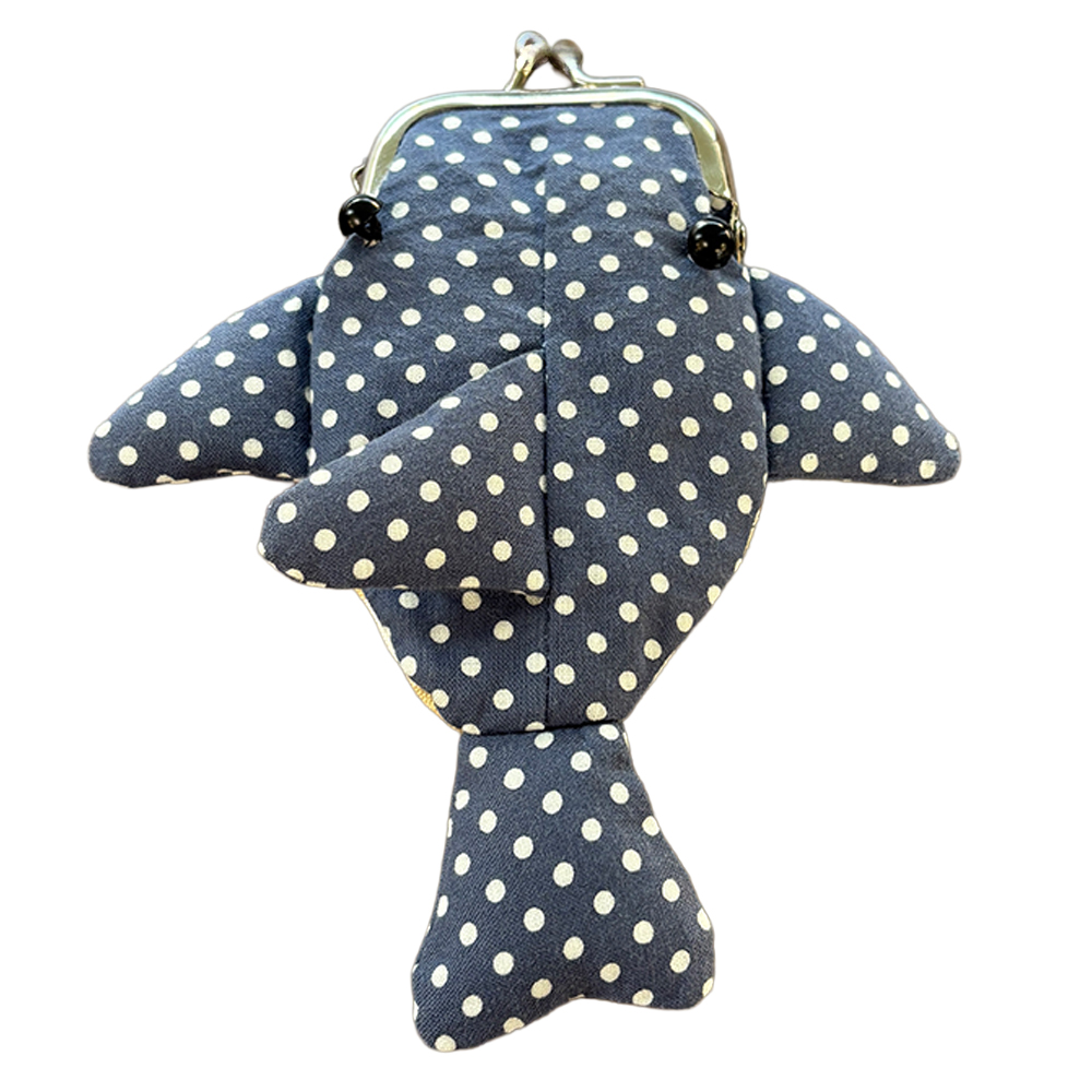 がま口ポーチ・ジンベイザメ型　小