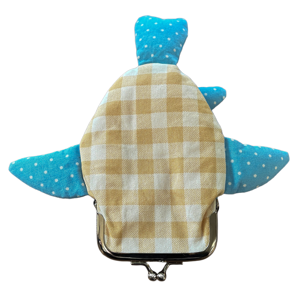 がま口ポーチ・ジンベイザメ型　中