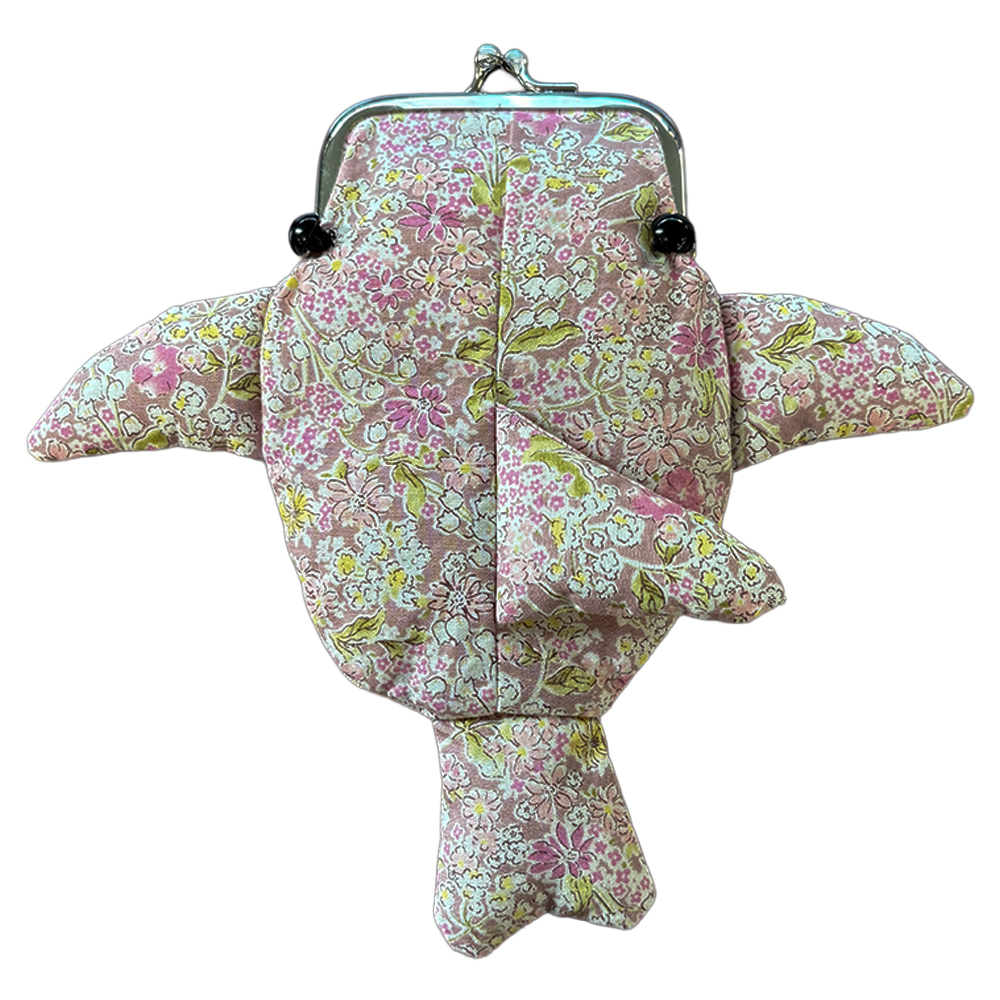 がま口ポーチ・ジンベイザメ型　中