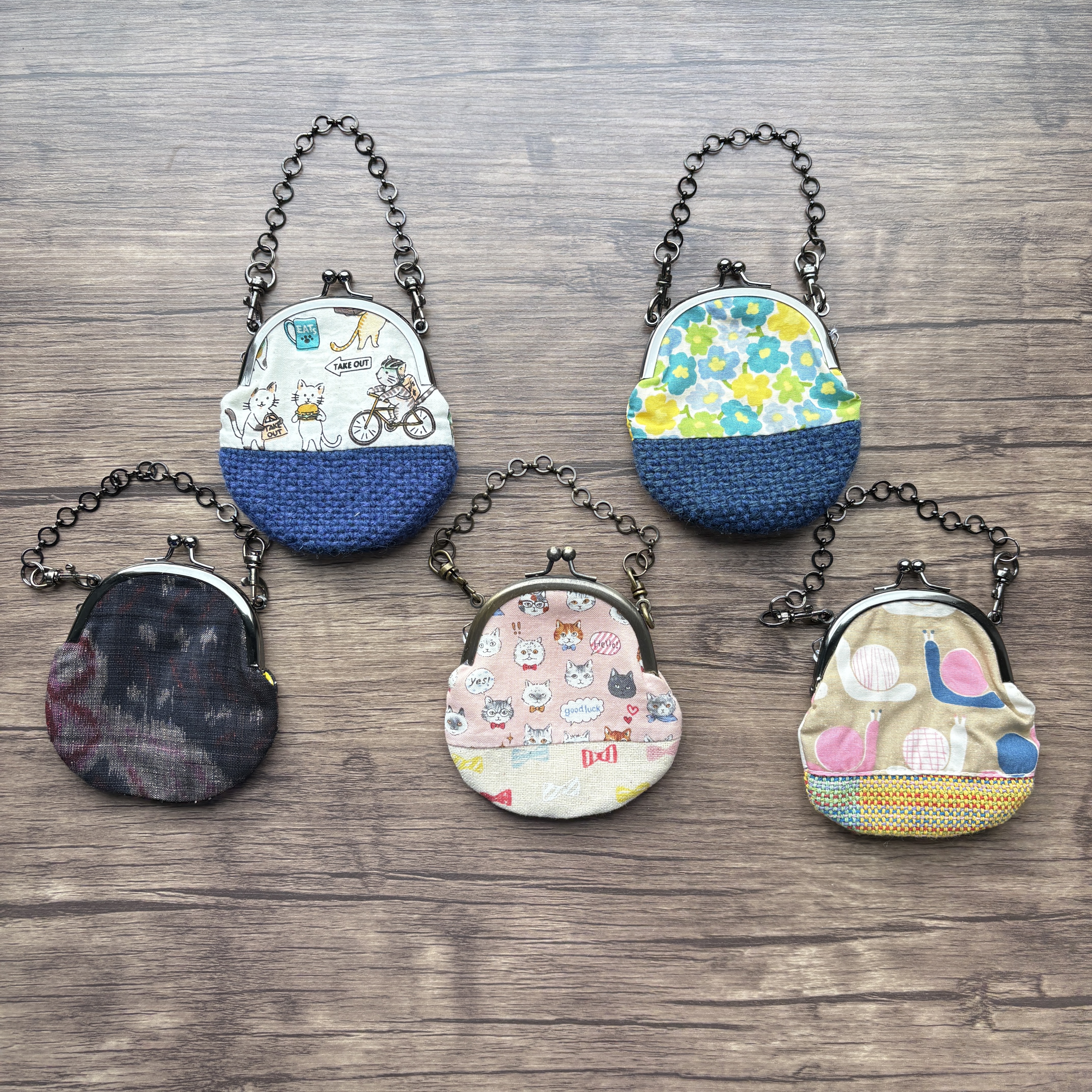 がま口ポーチ・チェーン付