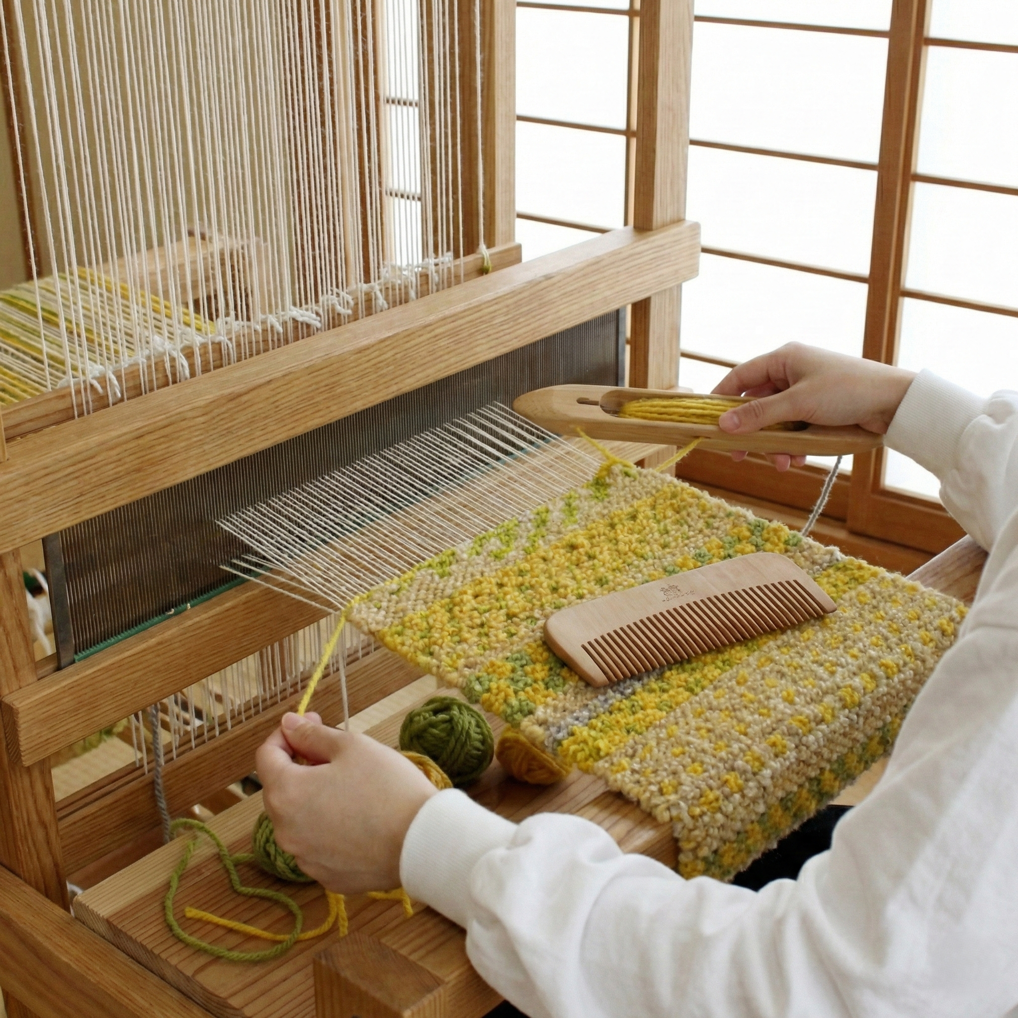 ノッティング織り5