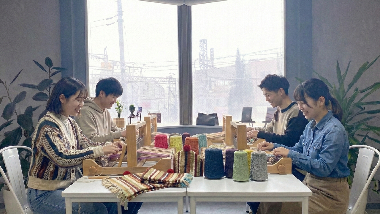 作業風景の写真